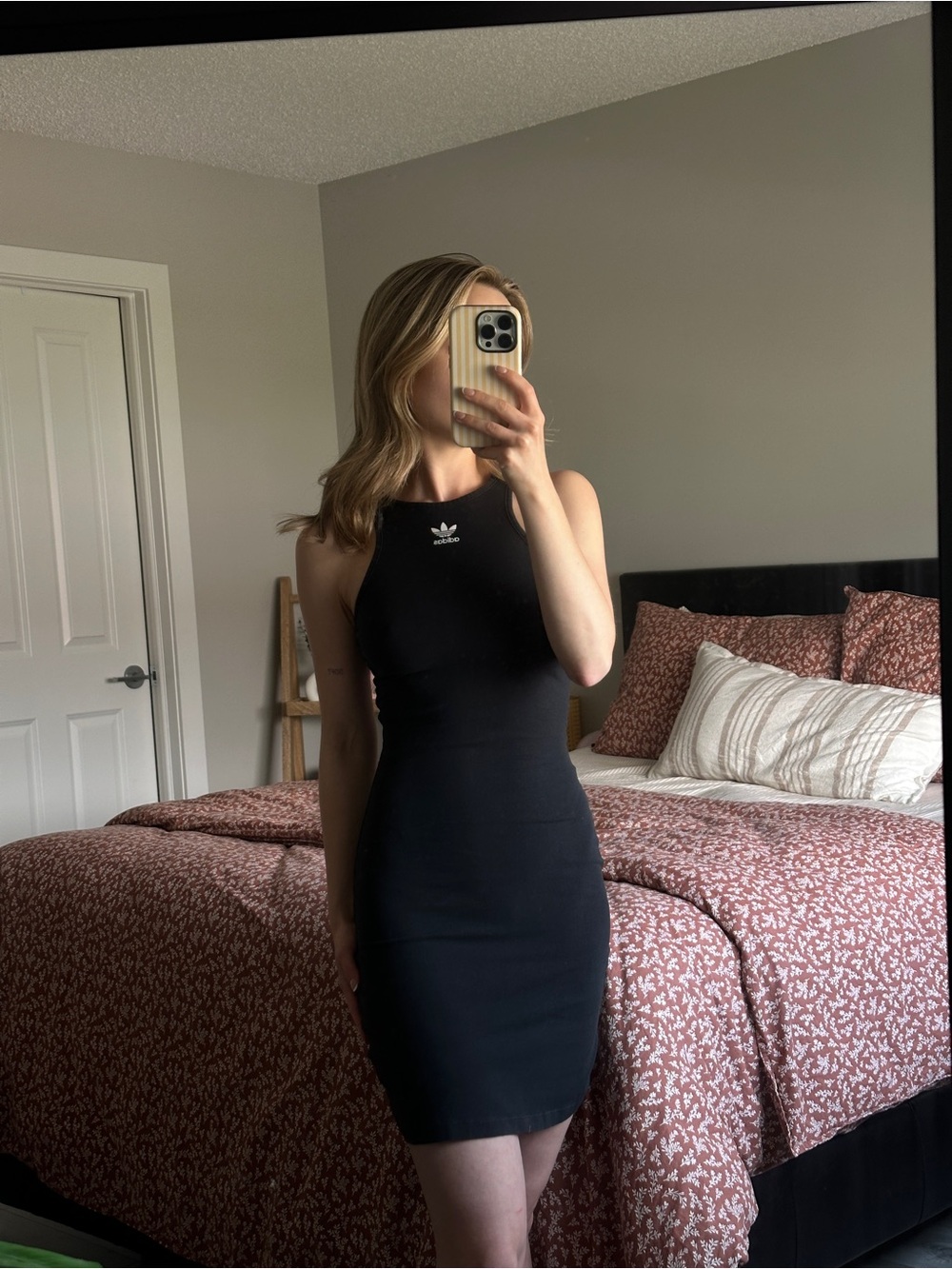 Adidas - Black Bodycon Dress